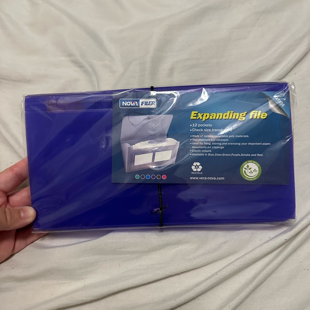 12 Pocket Expanding File